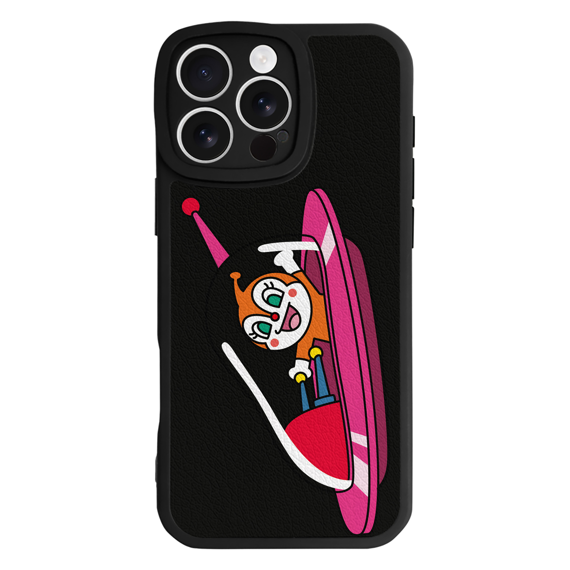 （画像用） アンパンマン Anpanman 【iPhone 16シリーズ対応】シリコンスマホケース（レザー調） 材質：シリコン